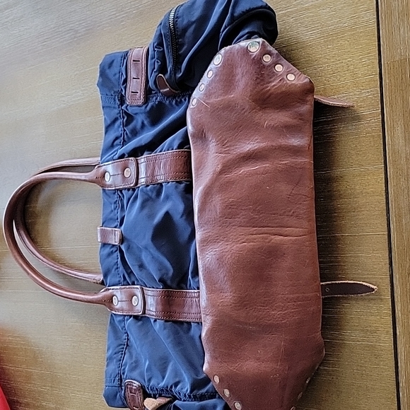 GORGEOUS  VINTAGE POLO RALPH LAUREN LARGE SHOULDER BAG - Picture 9 of 16